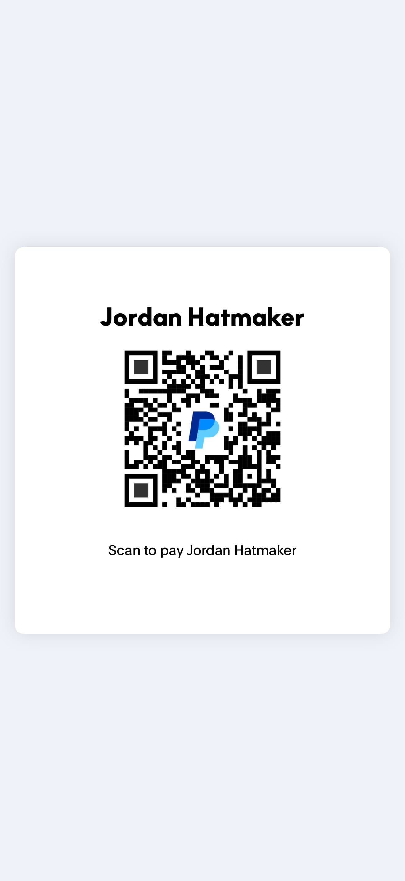 PayPal donation QR code — scan with your phone camera to donate